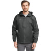 Eddie Bauer Men's Grey Steel Packable Wind Jacket
