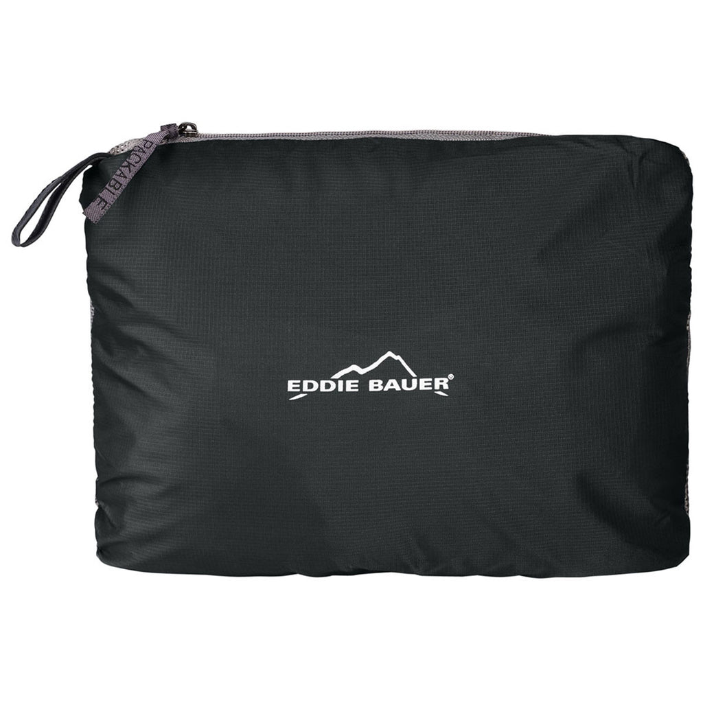 Eddie Bauer Men's Grey Steel Packable Wind Jacket