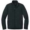 Eddie Bauer Men's Black Packable Quilted Full-Zip