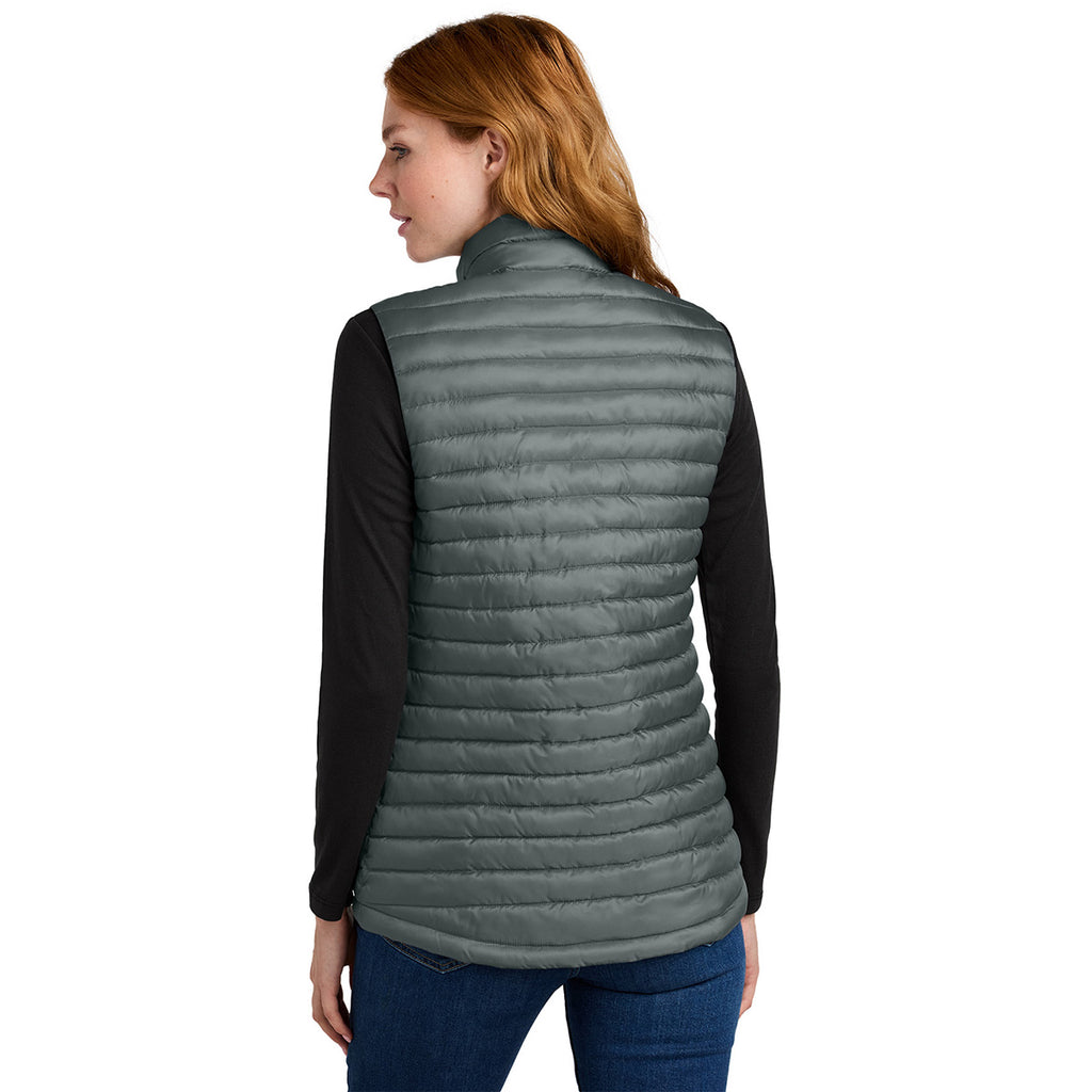 Eddie Bauer Women's Metal Grey Packable Quilted Vest