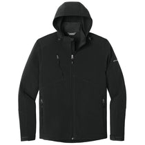 Eddie Bauer Men's Black Hooded Softshell Parka