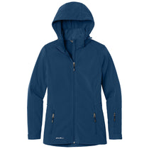Eddie Bauer Women's Admiral Blue Hooded Softshell Parka