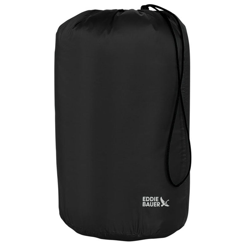 Eddie Bauer Black Puffy Camp Poncho