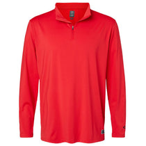 Oakley Men's Team Red Team Issue Podium Quarter-Zip Pullover