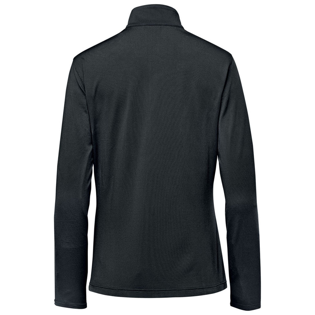 Stormtech Women's Black/Granite Zermatt 1/4 Zip Pullover
