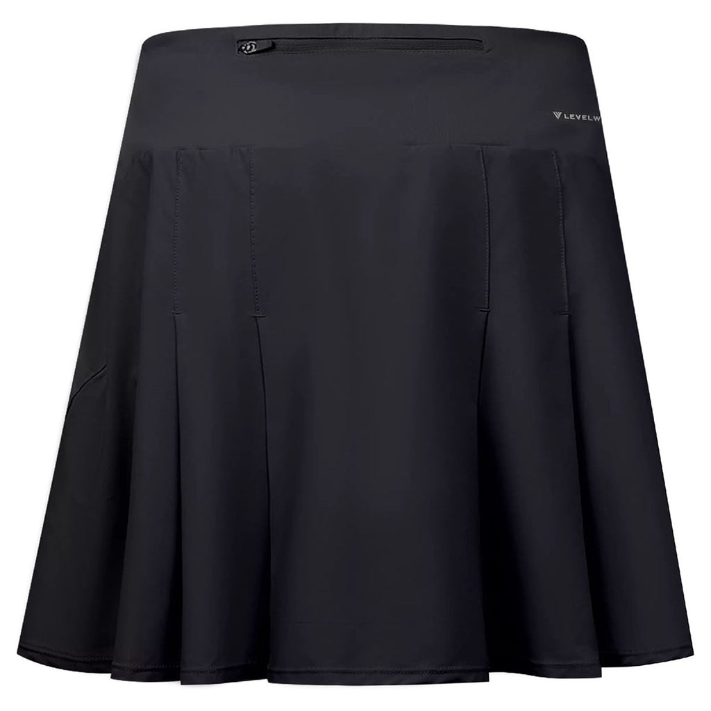Levelwear Women's Black Glee Skort