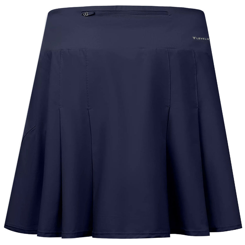 Levelwear Women's Navy Glee Skort