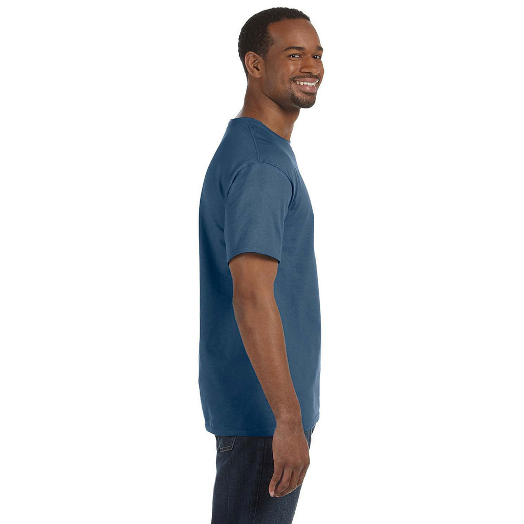 Gildan Men's Indigo Blue 5.3 oz. T-Shirt