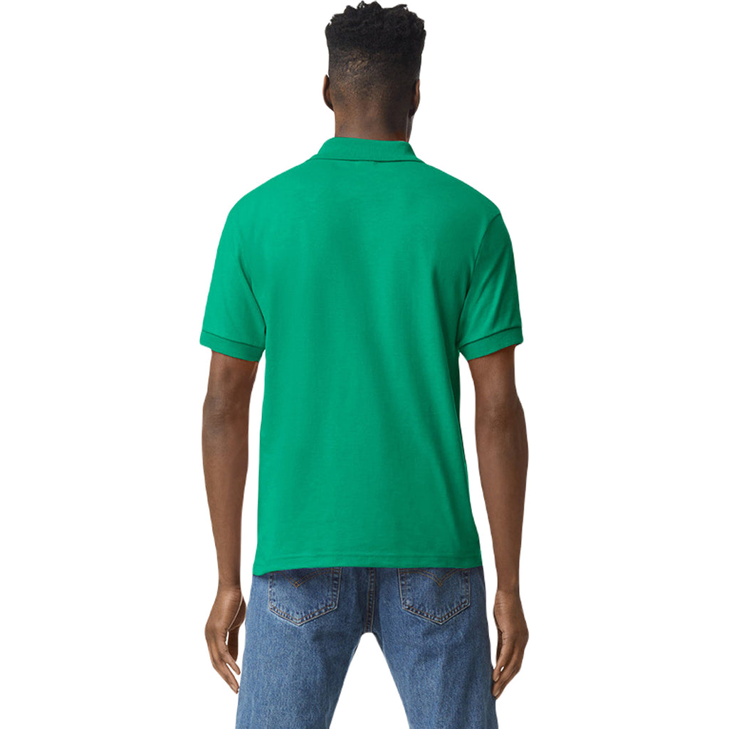 Gildan Men's Kelly Green 6 oz. 50/50 Jersey Polo