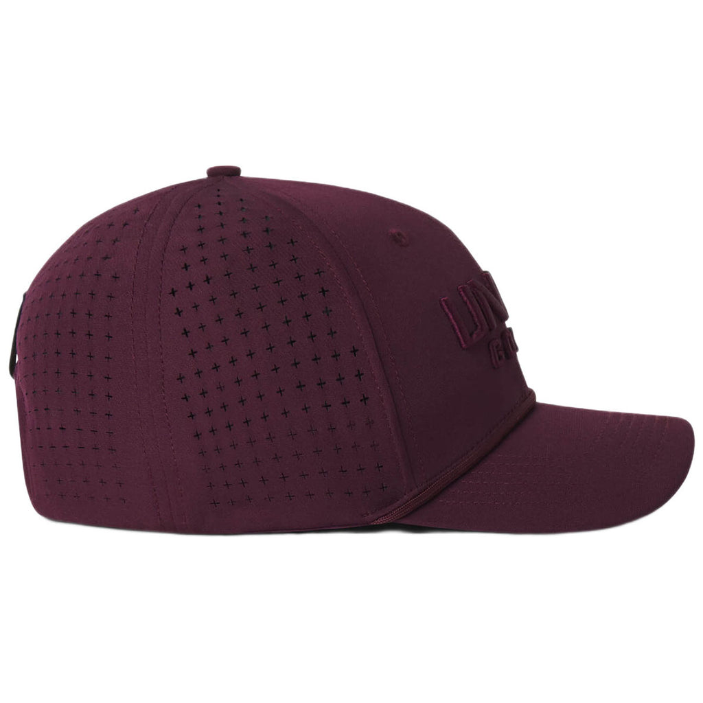 UNRL Cranberry Golf Primary Snapback - Mid-Pro