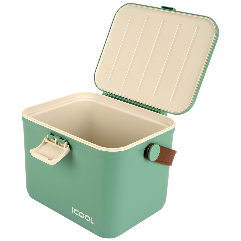iCOOL Green Hale 6-Can, 5.25 Qt Hard Sided Cooler