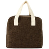 Logomark Brown Nika 6-Can Lunch Cooler