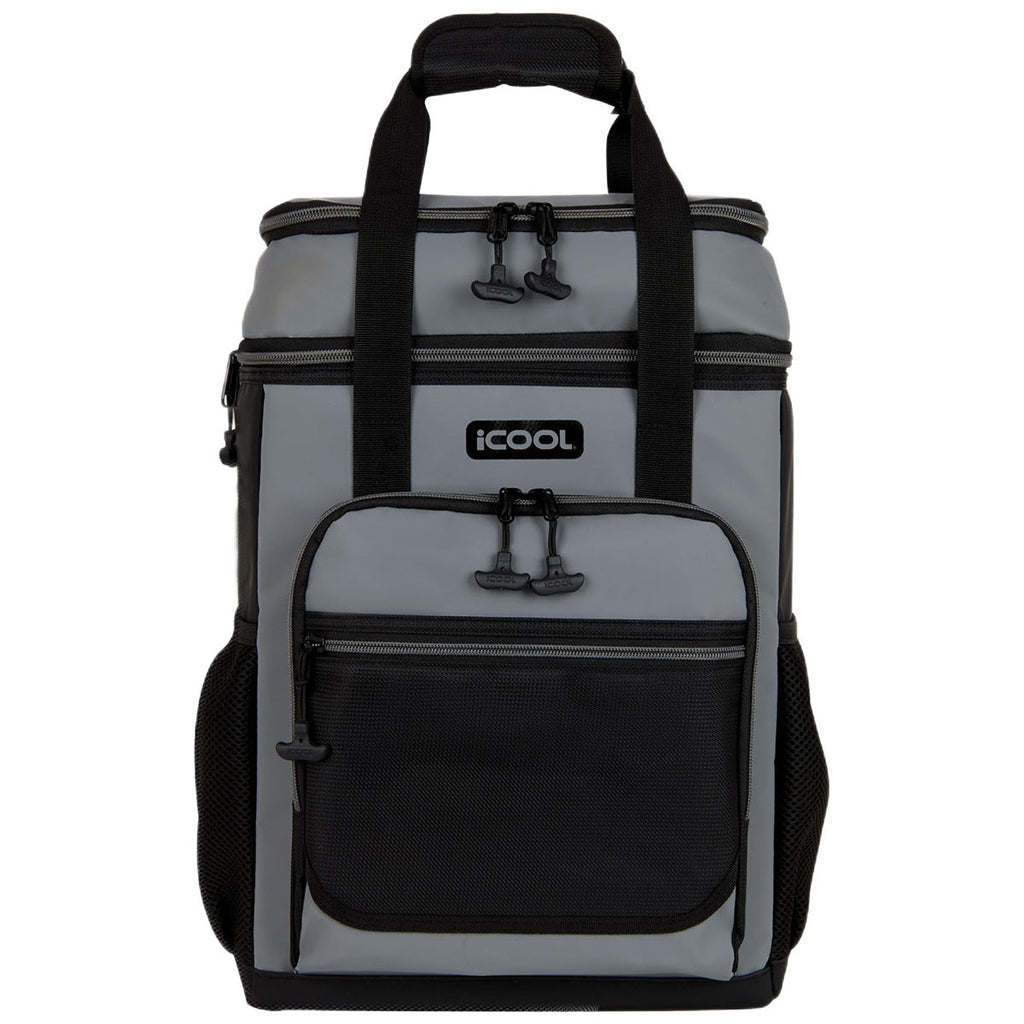 iCOOL Grey 24-Can Pinecrest Cooler Backpack