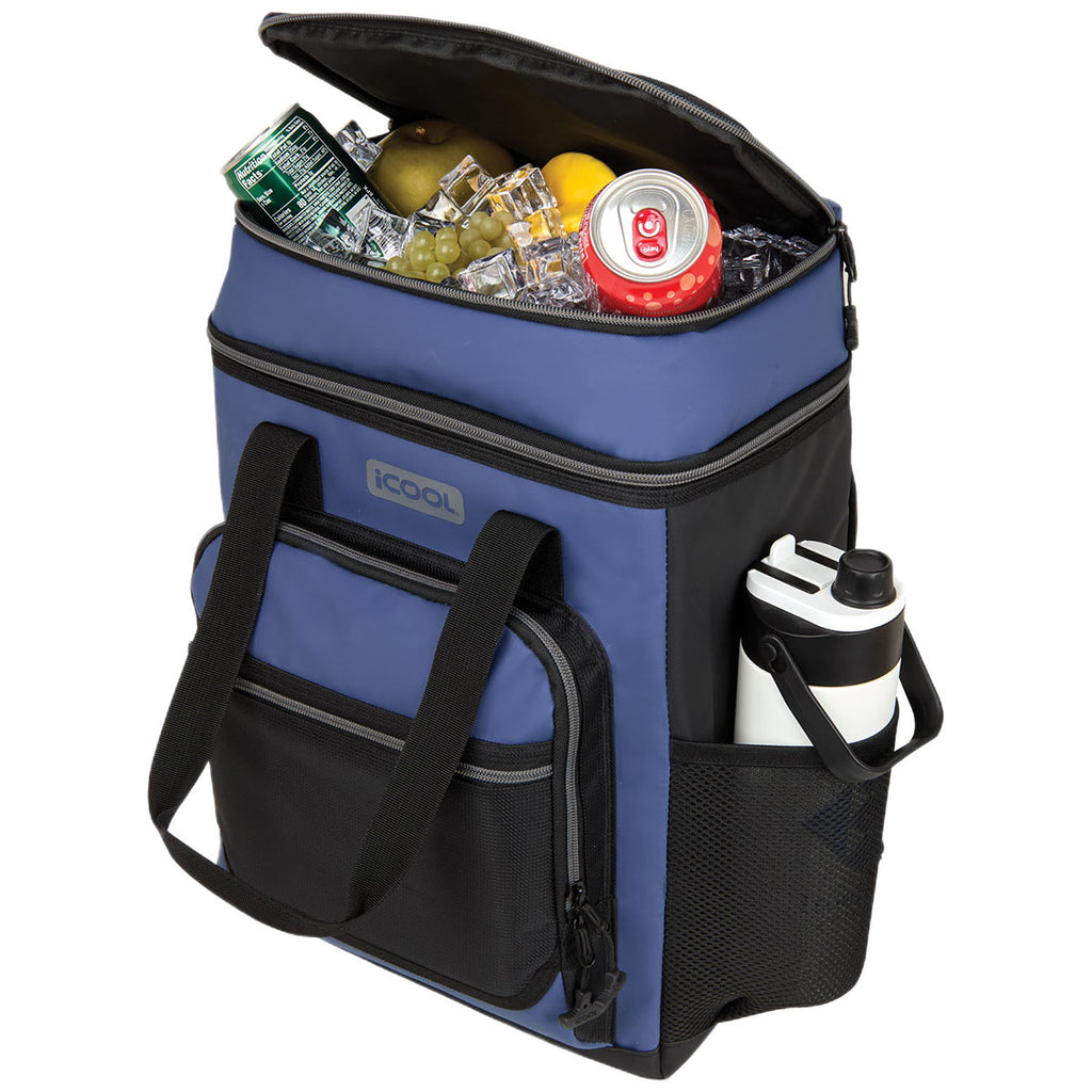 iCOOL Navy 24-Can Pinecrest Cooler Backpack