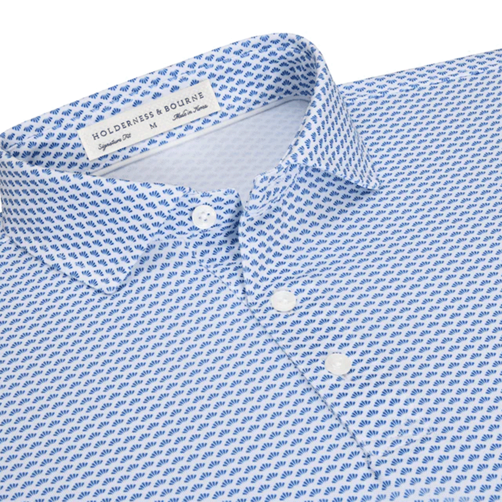 Holderness & Bourne Men's Maidstone Blue The Geiger Shirt