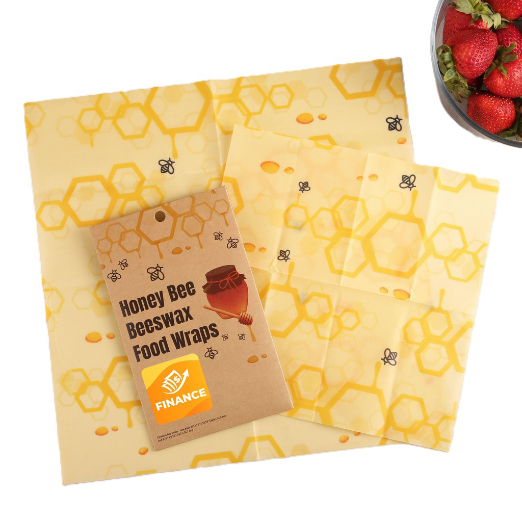 Beacon Yellow Honey Bee Beeswax Food Wraps