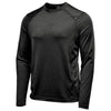 Stormtech Men's Charcoal Heather Milano Crew Neck Long Sleeve