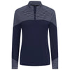 Levelwear Women's Navy Classic Stripes Pullover