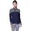 Levelwear Women's Navy Classic Stripes Pullover