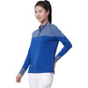Levelwear Women's Team Royal Classic Stripes Pullover