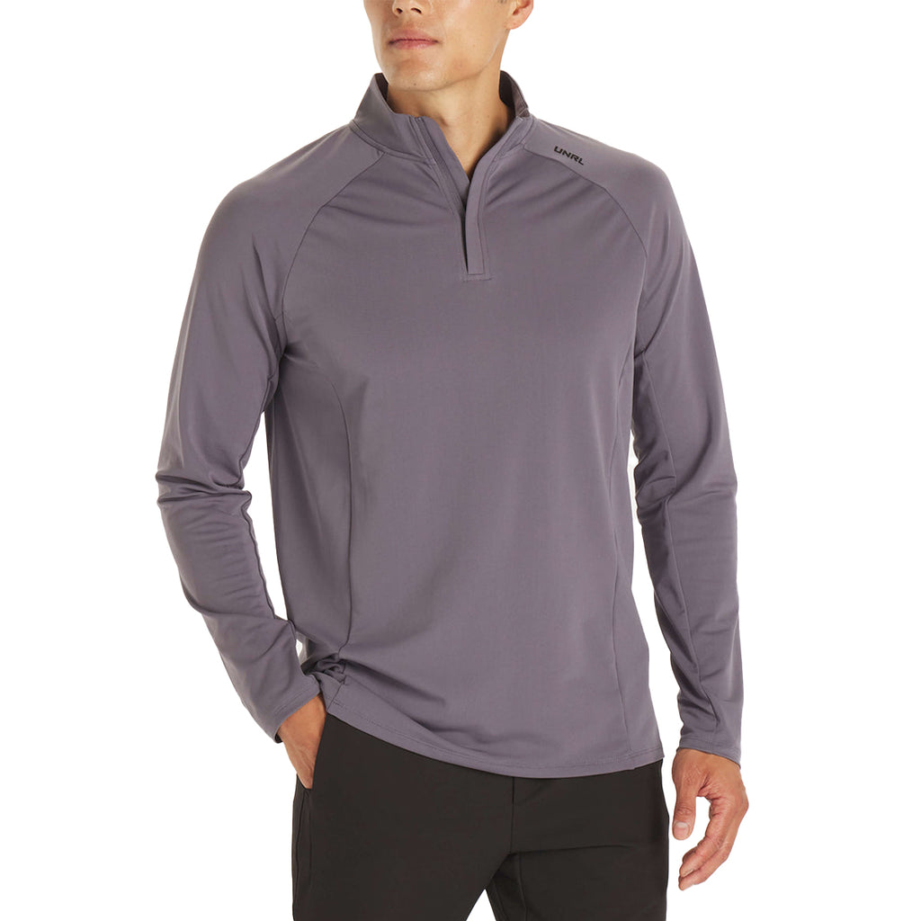 UNRL Men's Lavender Highlands Quarter Zip