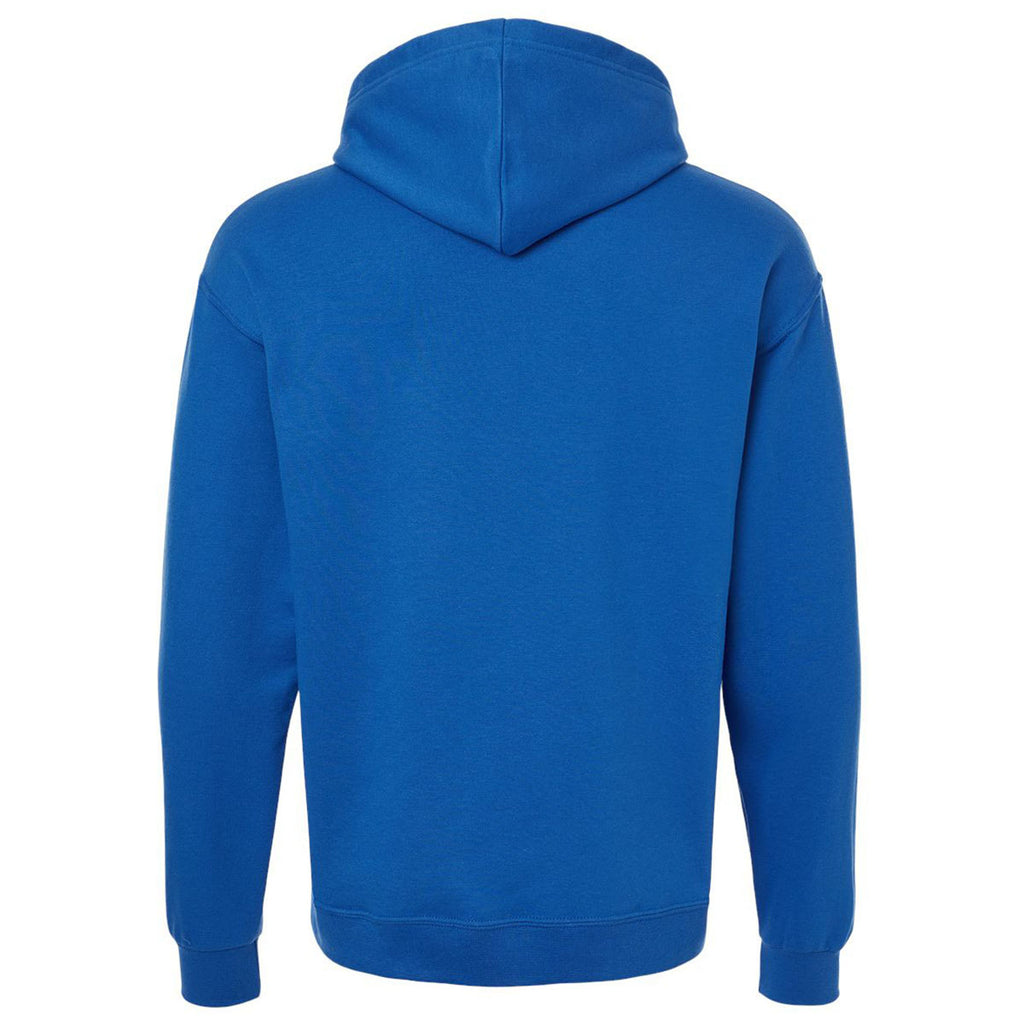 Jerzees Unisex Royal Ultimate CVC Hooded Sweatshirt