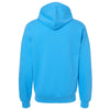 Jerzees Unisex Soul Blue Heather Ultimate CVC Hooded Sweatshirt