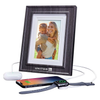 iHome Black Picture Frame with 3 USB Chargers