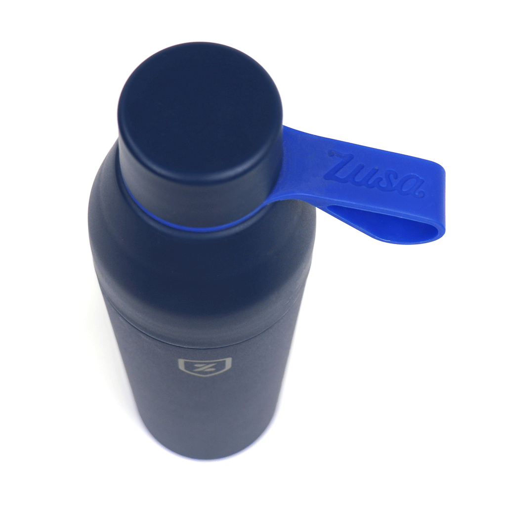 Zusa Navy Sidekick Water Bottle 20 oz