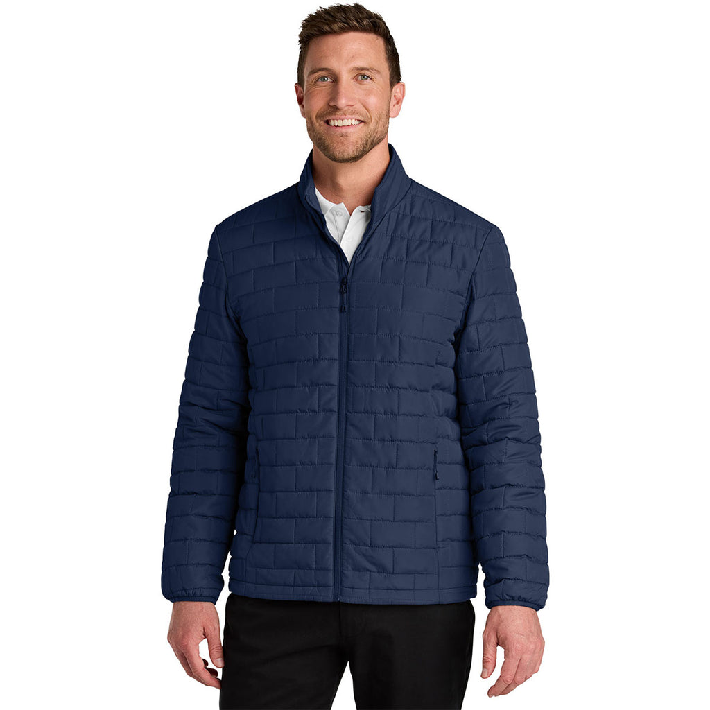 Port Authority Men's True Navy C-FREE Brick Jacket