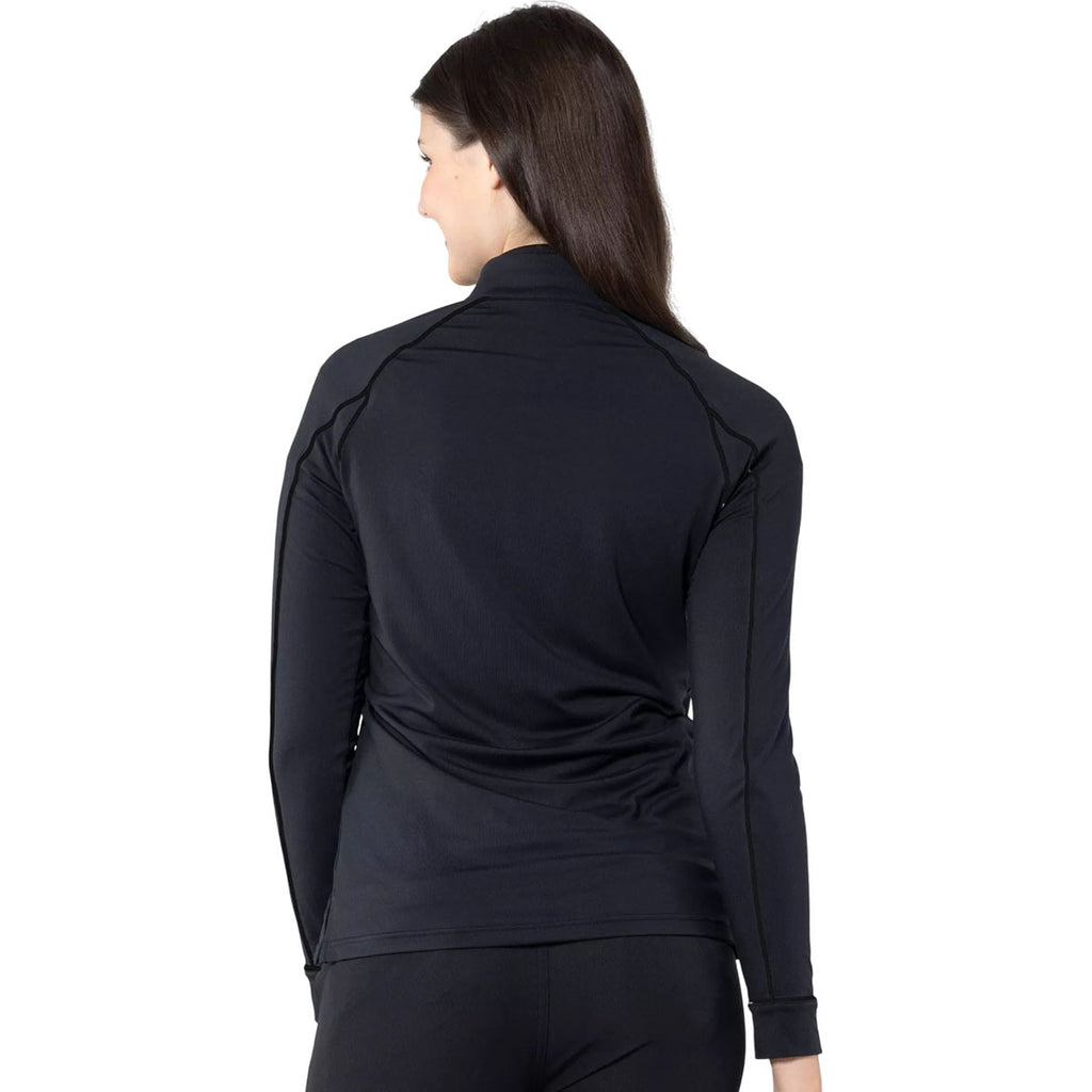 Levelwear Women's Black Kinetic Midlayer Pullover