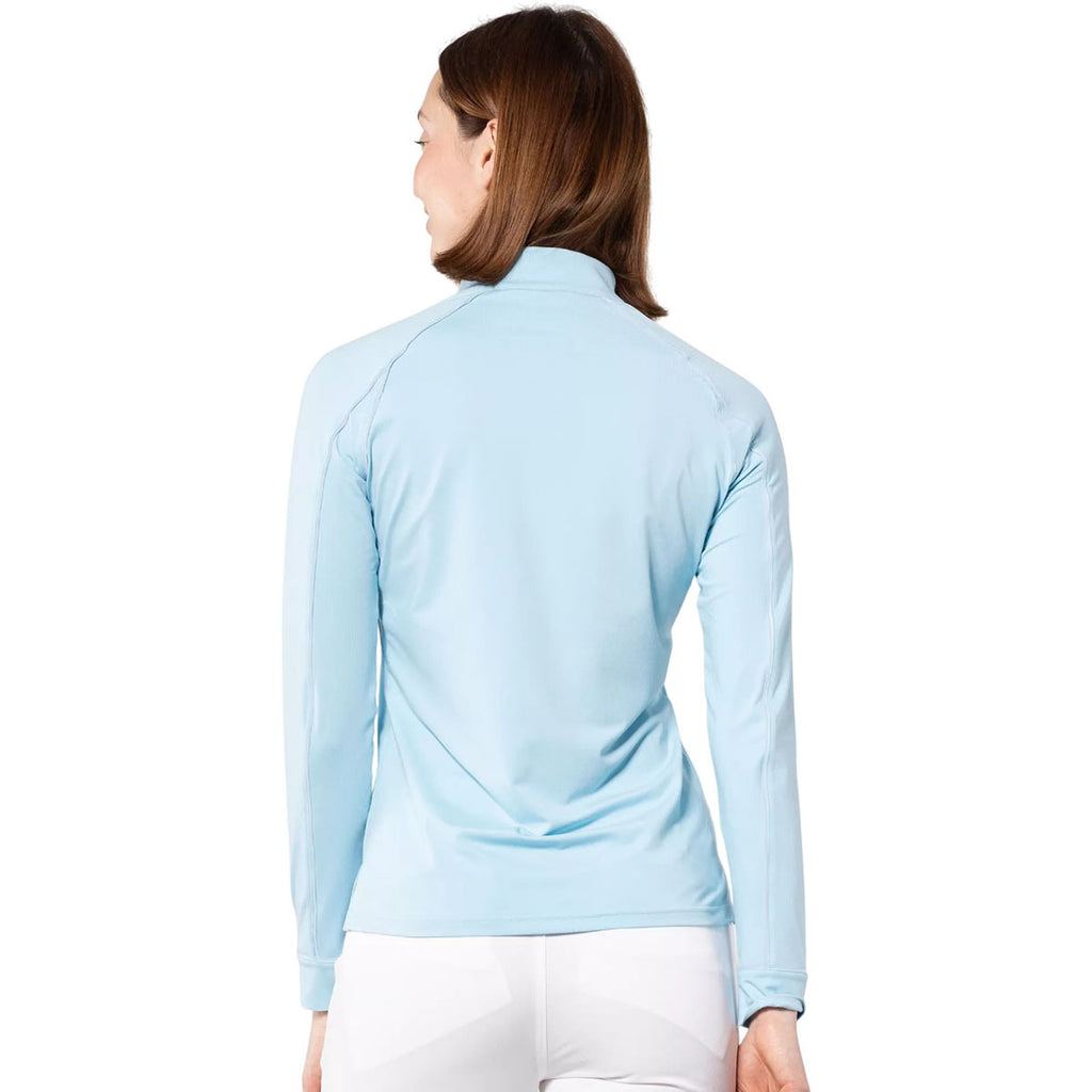 Levelwear Women's Mute Blue Kinetic Midlayer Pullover