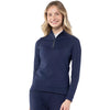 Levelwear Women's Navy Kinetic Midlayer Pullover