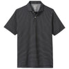 Johnnie-O Men's Black Beau Stripe Performance Jersey Polo