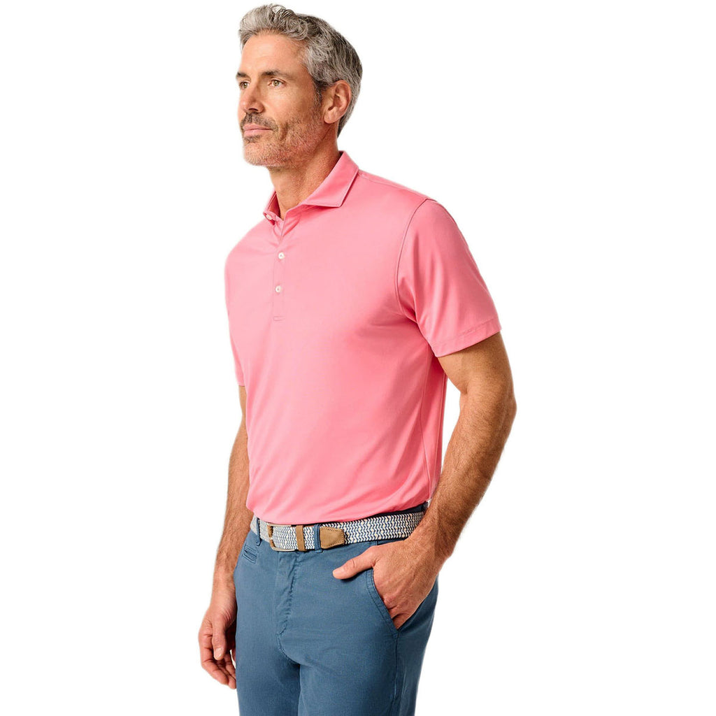 Johnnie-O Men's Azalea Birdie Solid Jersey Performance Polo