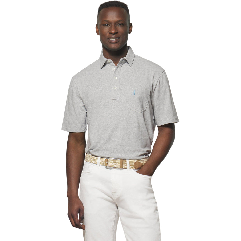 Johnnie-O Men's Heather Grey Heathered Original Polo