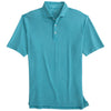 Johnnie-O Men's Bay Blue Shoreline Cotton Pique Polo