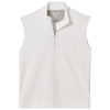 Johnnie-O Men's White Torque 1/4 Zip Performance Vest