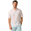 Johnnie-O Men's White Gianni Short Sleeve Hangin' Out Linen Button Down Shirt