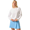 Johnnie-O Women's White Samantha Terry Crewneck Sweatshirt