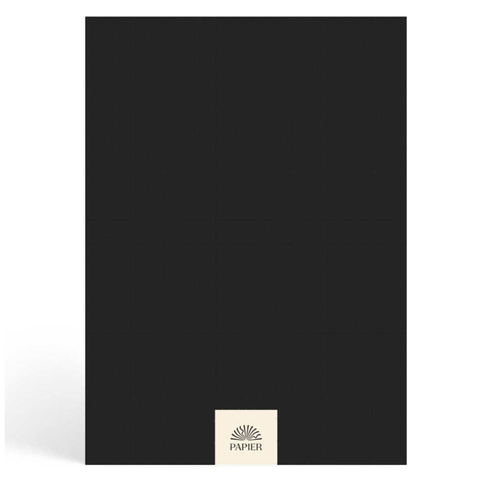 Papier Ink Black Joy Plain Notebook