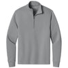 Port Authority Men's Gusty Grey Wearever Signature Double Pique 1/4-Zip