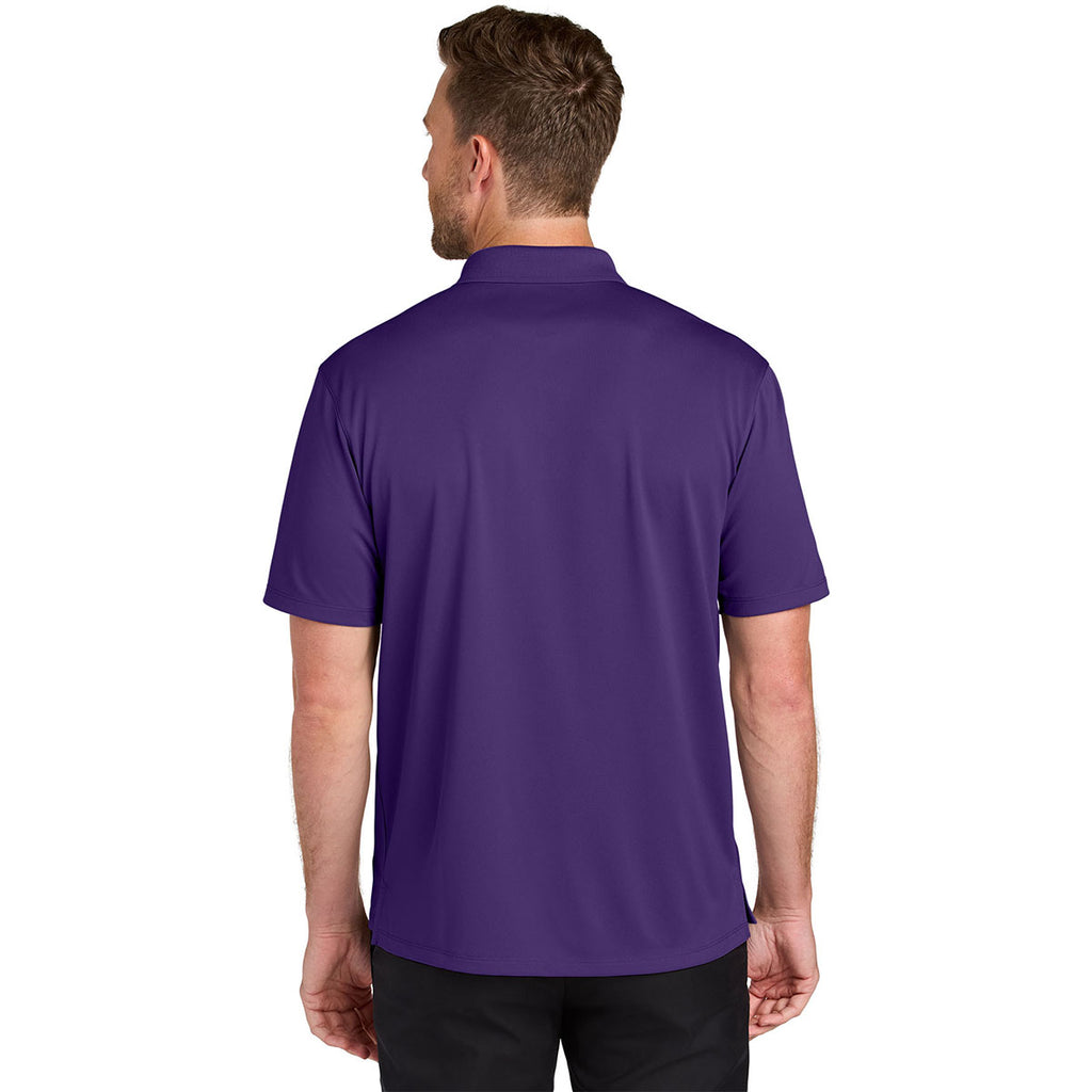 Port Authority Men's Prism Purple Wearever Performance Pique Polo