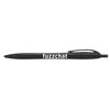 Bullet Solid Black Cougar Retractable Ballpoint Pen