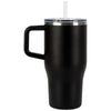 Perka Black Myrton 20 oz. Double Wall, Recycled Stainless Steel Travel Mug