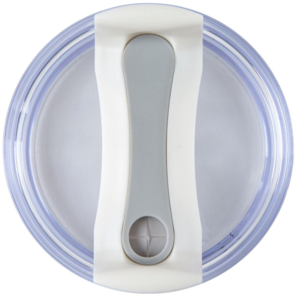 Logomark White Yesler 30 oz. Double Wall Steel/PP Liner Travel Tumbler