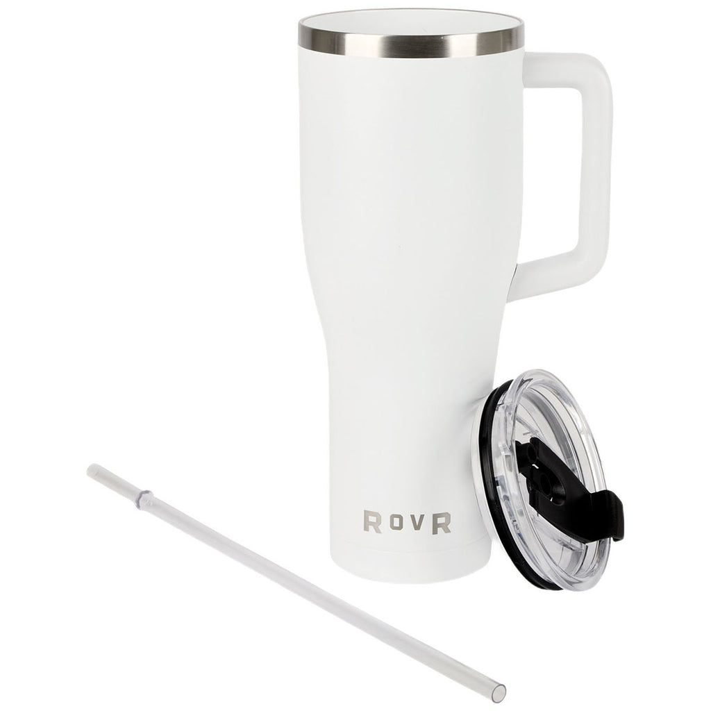 RovR White 40 oz. Vacuum Insulated Travel Tumbler