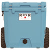 RovR Light Blue RollR 45qt Wheeled Hard Cooler