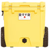RovR Yellow RollR 45qt Wheeled Hard Cooler