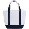Logomark Navy Roan Mini 24 oz. Recycled Canvas Tote